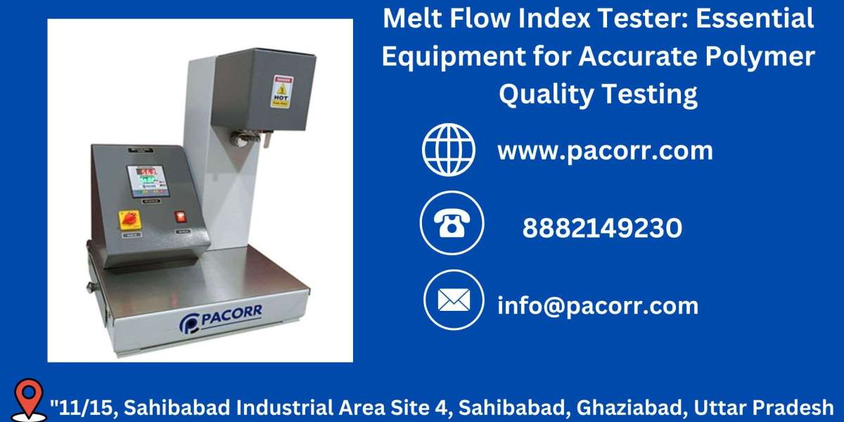 How Pacorr’s Melt Flow Index Tester Ensures Accurate Polymer Quality Analysis