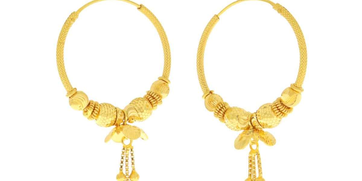 22ct Indian Gold Hoop Earrings: Timeless Elegance and Versatility