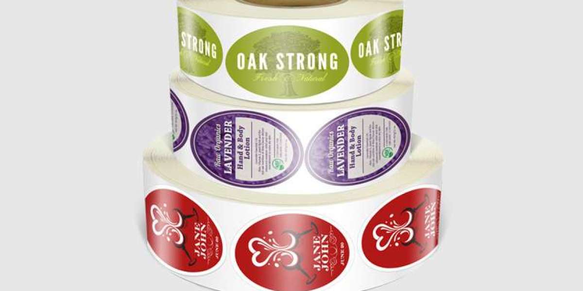 Perfect for Your Branding Needs with Custom Oval Roll Labels