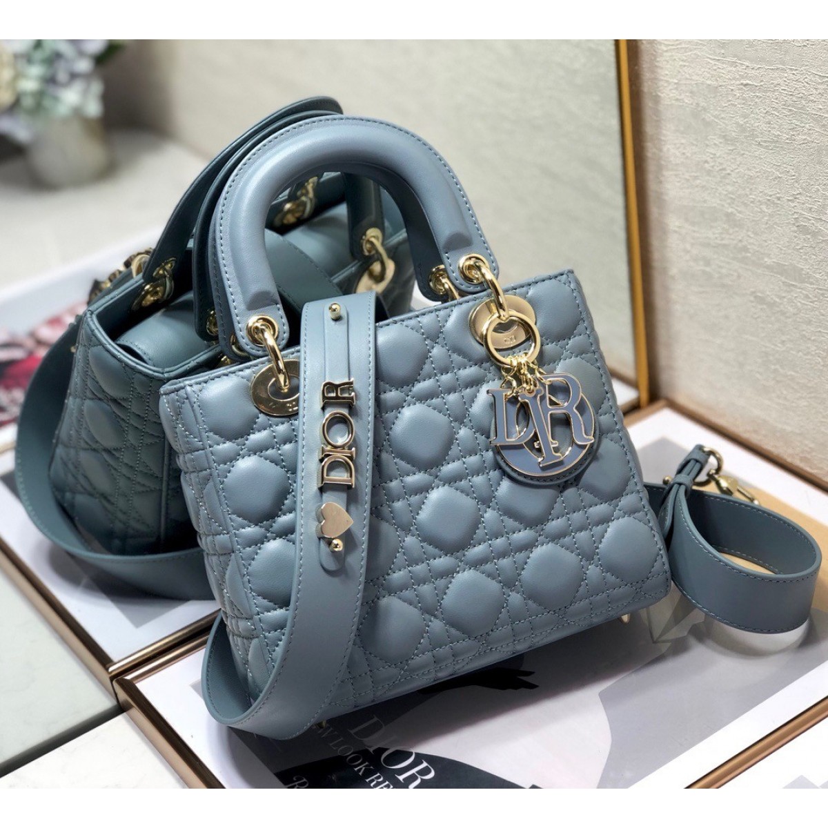 Dior Large Book Tote Bag In White Plan de Paris Embroidery High Quality Replica