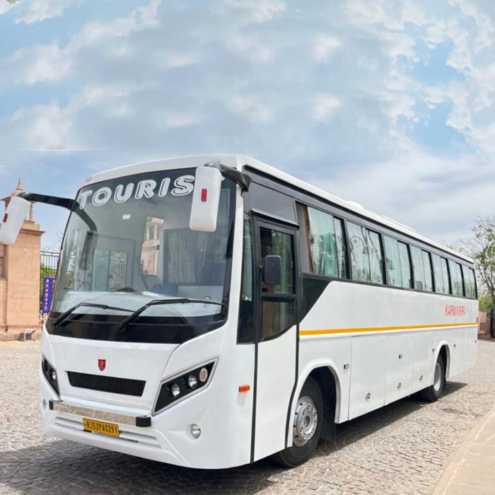 45 Seater Volvo Bus Hire in Jaipur, Luxury Coach Rent Services