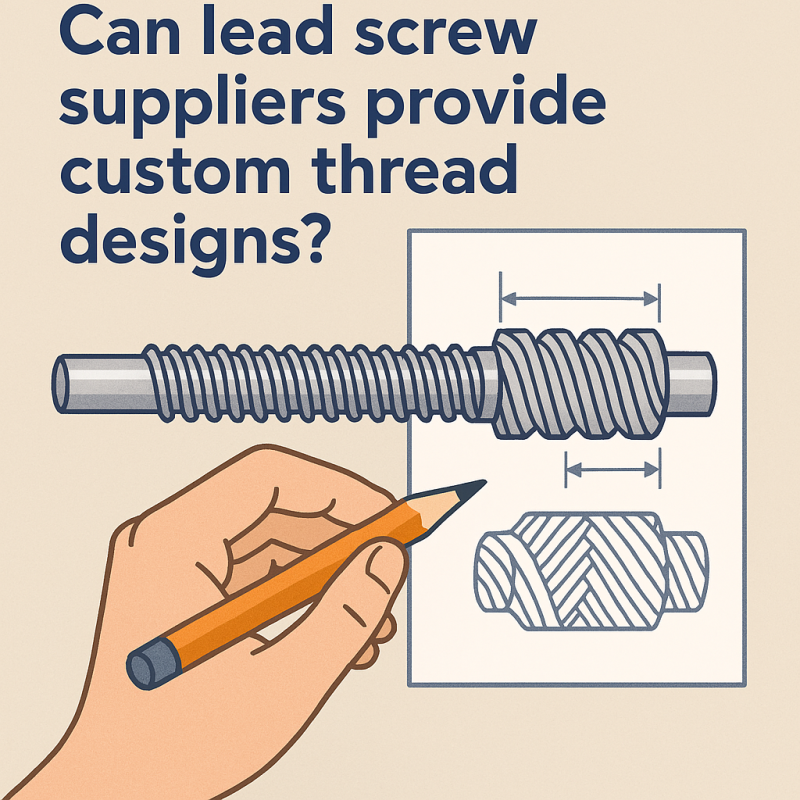 Can lead screw suppliers provide custom thread designs?: rpplindustries — LiveJournal