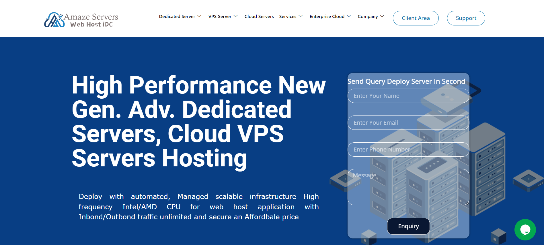Cheap Colocation Hosting Services | Amaze Servers
