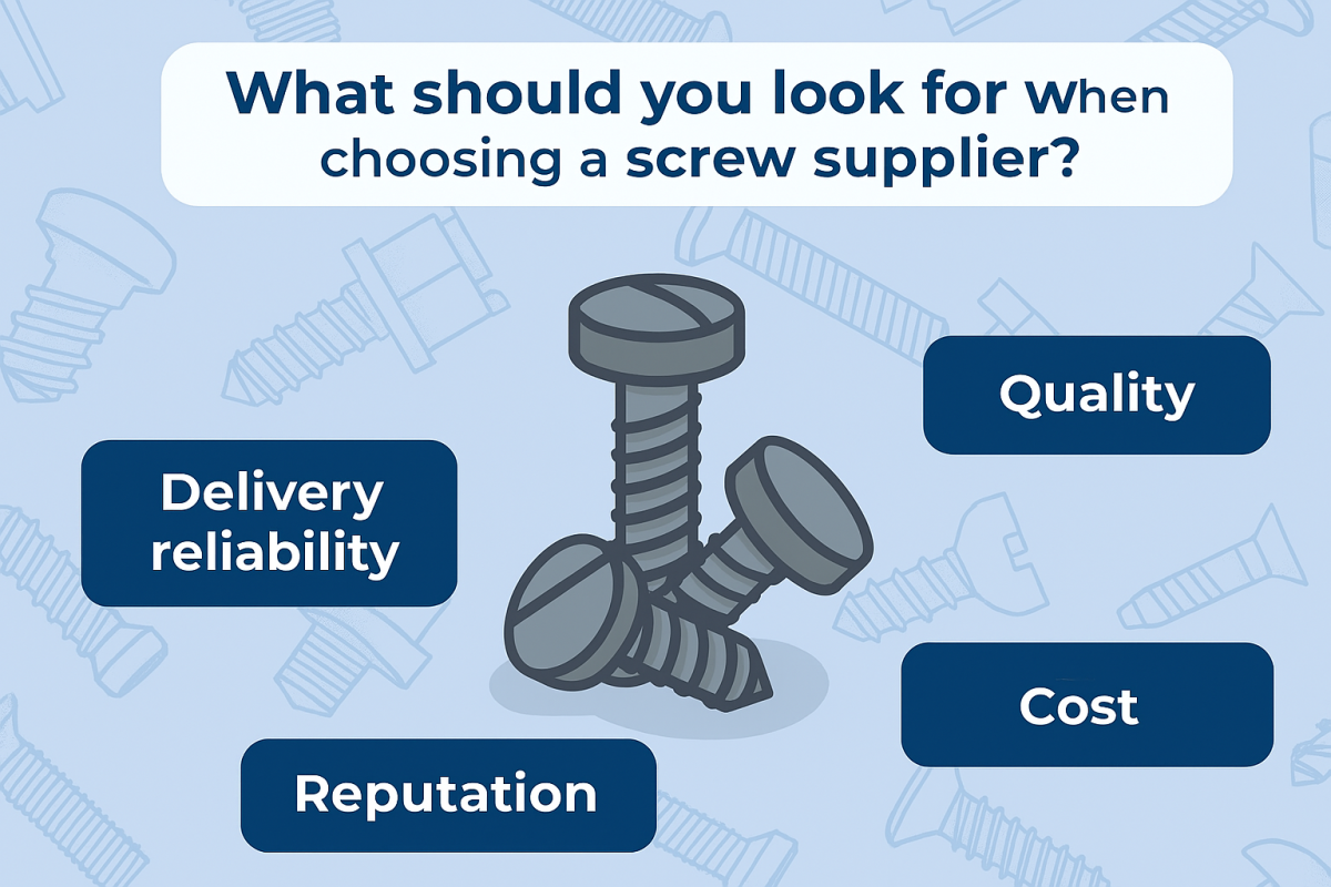 What Should You Look For When Choosing A Screw Supplier? | Author rpplindustries | Sociomix