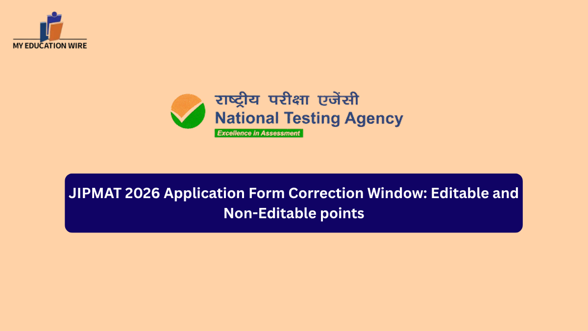 JIPMAT 2026 Application Form Correction Window